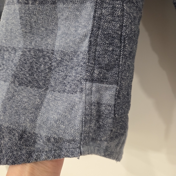 Merrell Blue Textured Button-Up Shirt - Picture 9 of 13